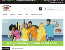 Tablet Screenshot of fruitshop.sk